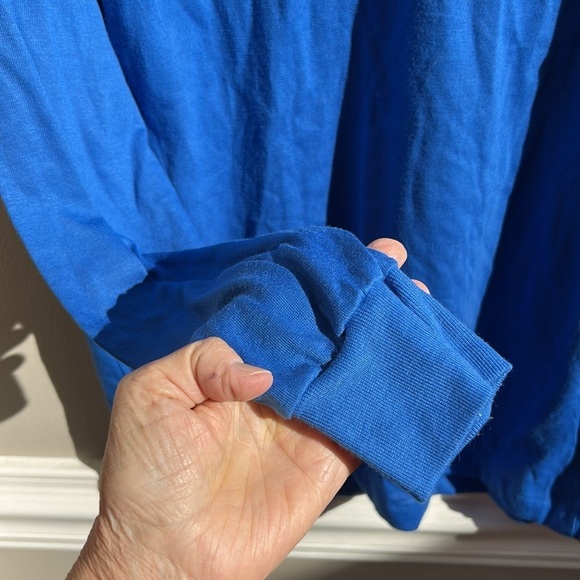 Reese’s Nutrageous Long Sleeve Blue Polo Shirt Hersheys Size XL - Picture 6 of 7